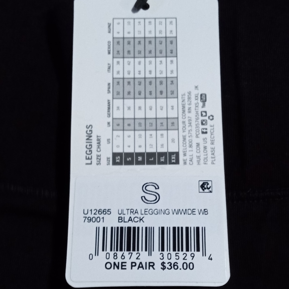 Hue Ultra Legging with Wide Waistband - Picture 3 of 9